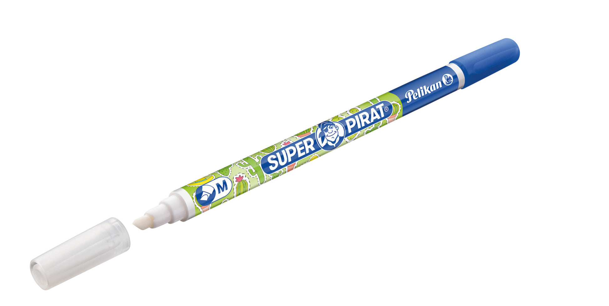 Pelikan Tintenlöscher Super Pirat 850M – Keil – Blau – Display 50 Stk.