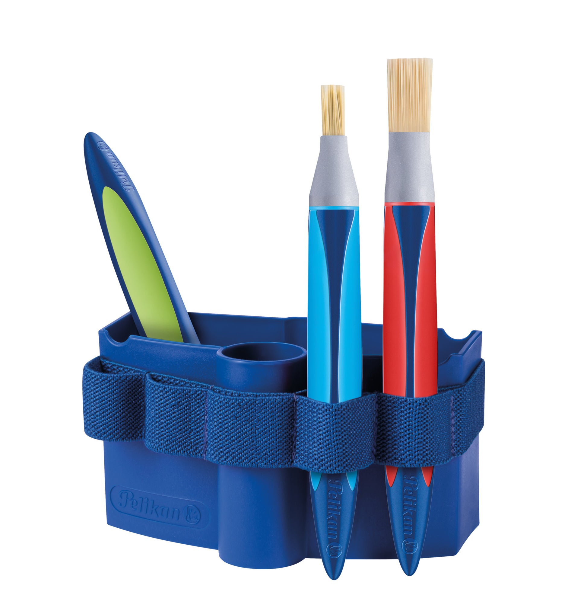 Pelikan Pinsel-Set – Helle Bürste, Synthetisch, Grössen 6/10/12, 5 Farben, 5er-Set