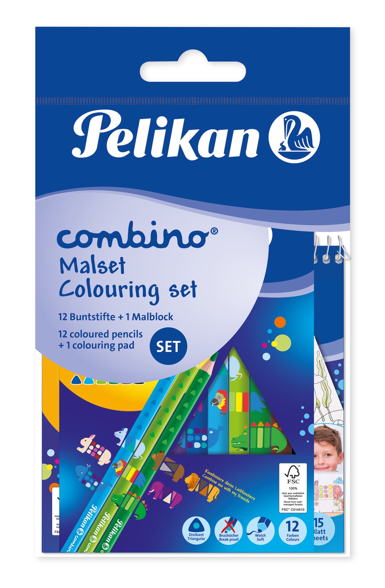 Pelikan Combino Farbstifte – 12 Stk.