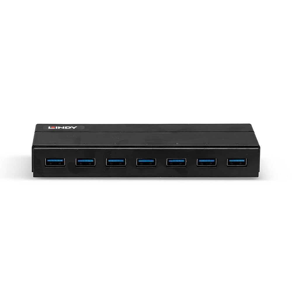 Lindy 43228 USB-Hub – USB 3.0, 7× USB-A, für PC