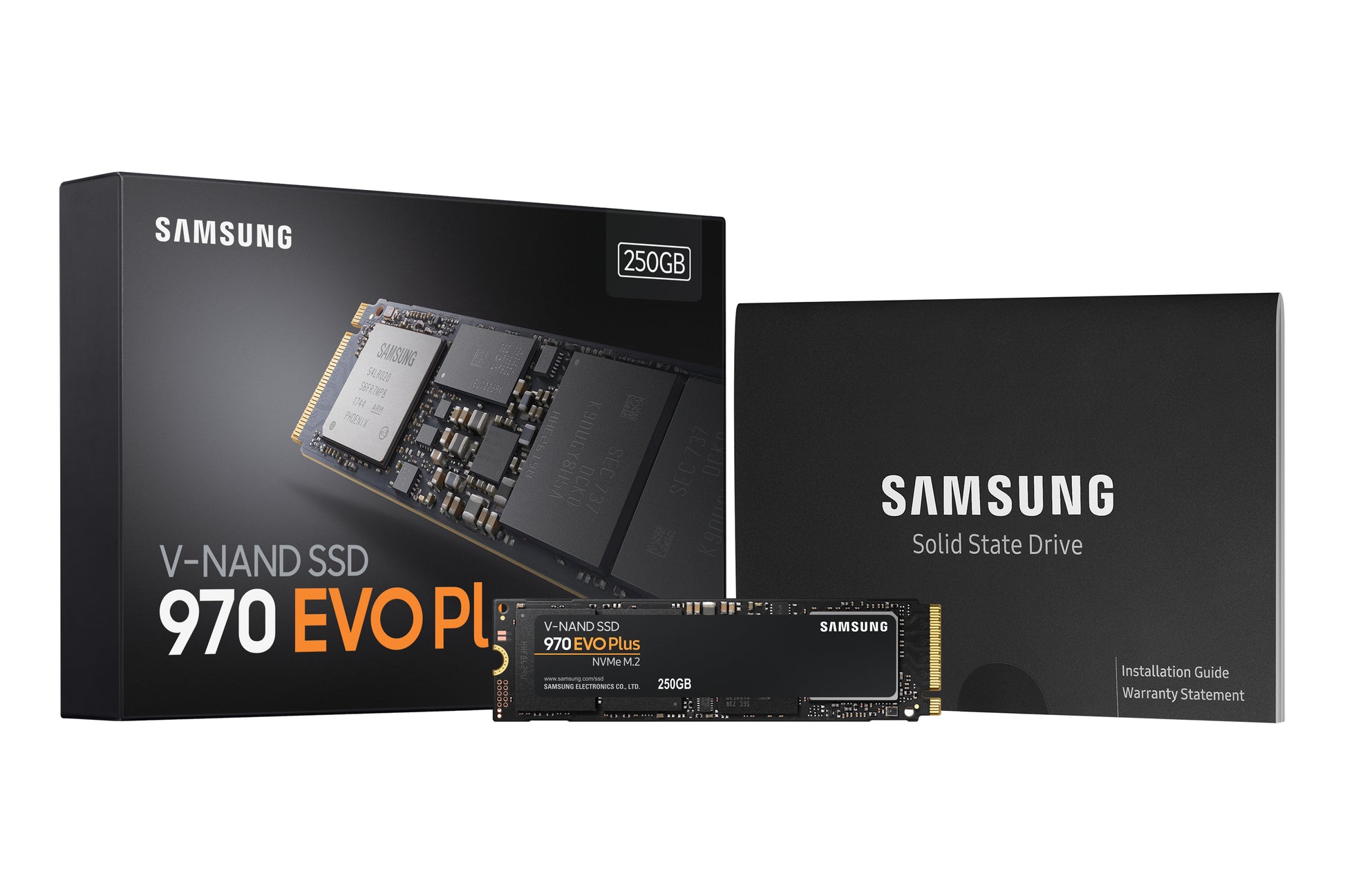 Samsung 970 EVO Plus – 250 GB M.2 2280 NVMe PCIe 3.0 SSD