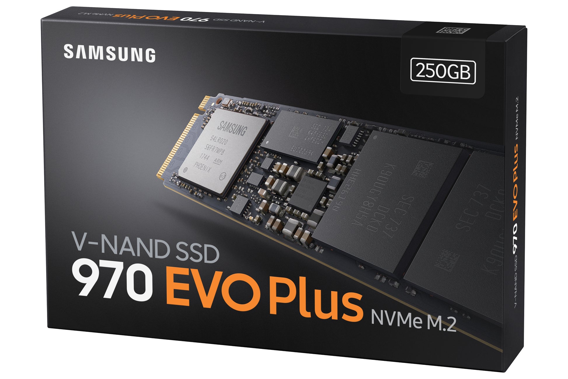 Samsung 970 EVO Plus – 250 GB M.2 2280 NVMe PCIe 3.0 SSD