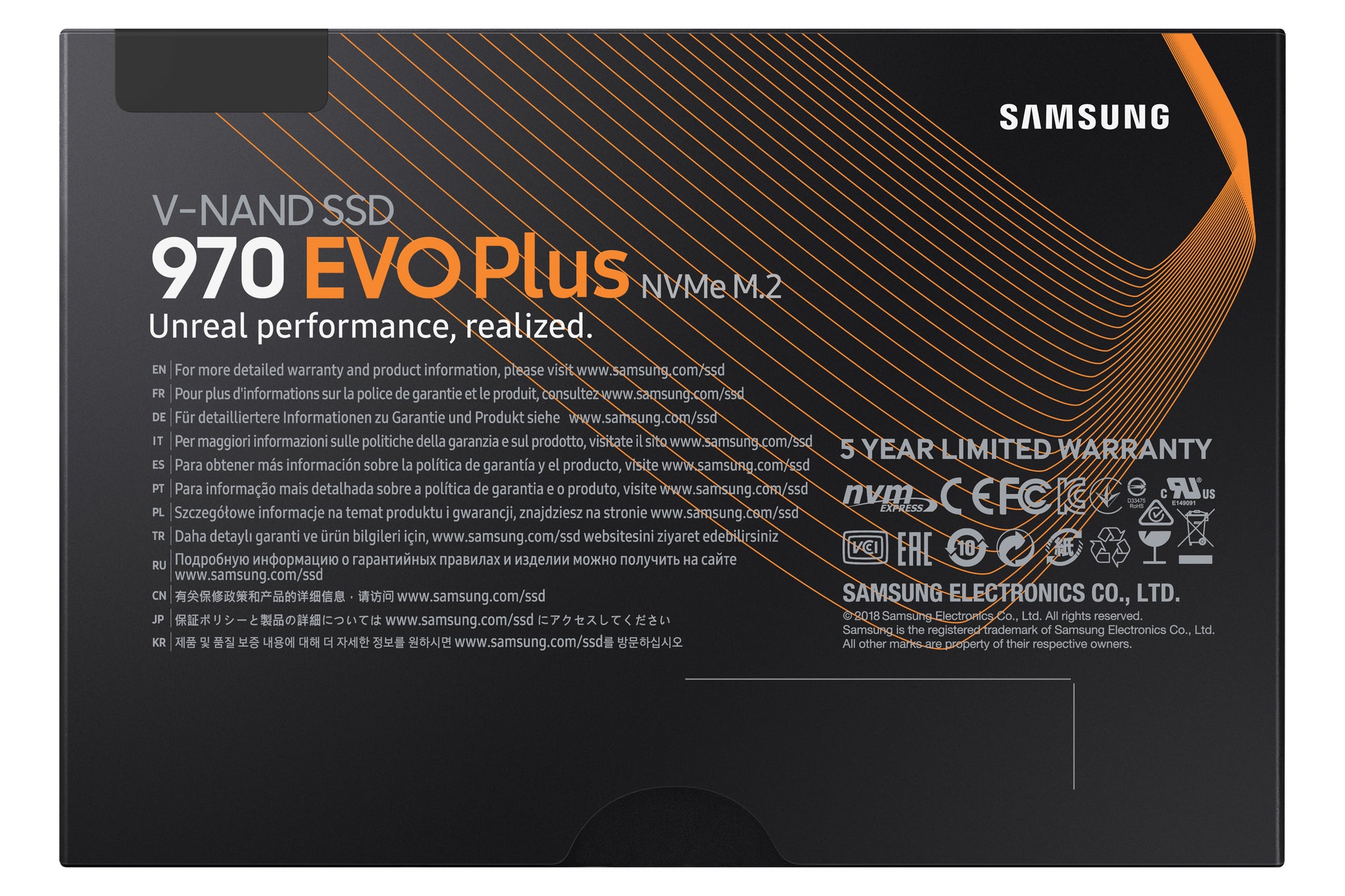 Samsung 970 EVO Plus – 250 GB M.2 2280 NVMe PCIe 3.0 SSD
