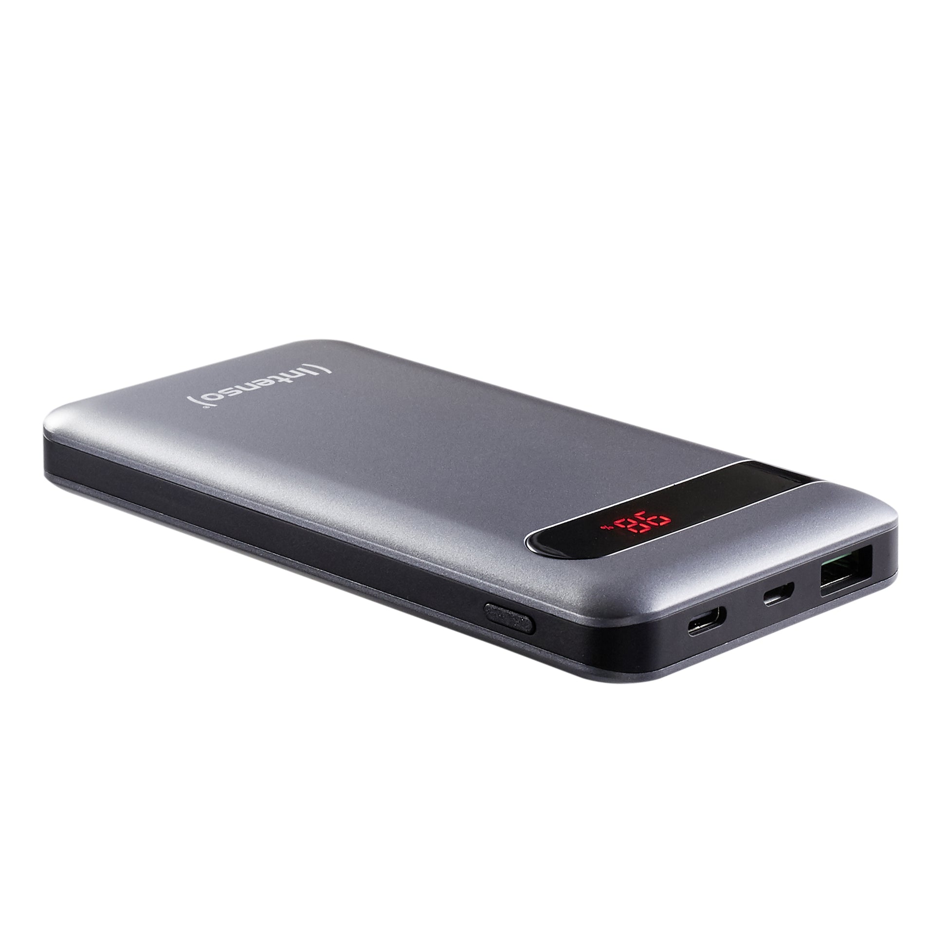 Intenso PD10000 Powerbank 10'000 mAh – 20 W PD, 1× USB-C, 1× USB-A, anthrazit