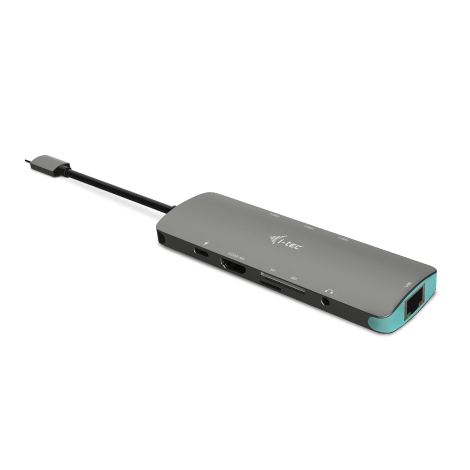 i-tec MetalNano Dockingstation – USB-C, 1× HDMI, 3× USB-A, 100 W PD, GbE, SD/microSD, für Windows/Mac/Linux
