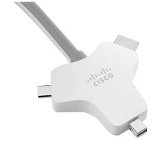 Cisco HDMI Kabel 4K – 2,5 m – Silber – für Cisco Room Kit, Cisco Room Kit Plus, Cisco Room Kit Pro