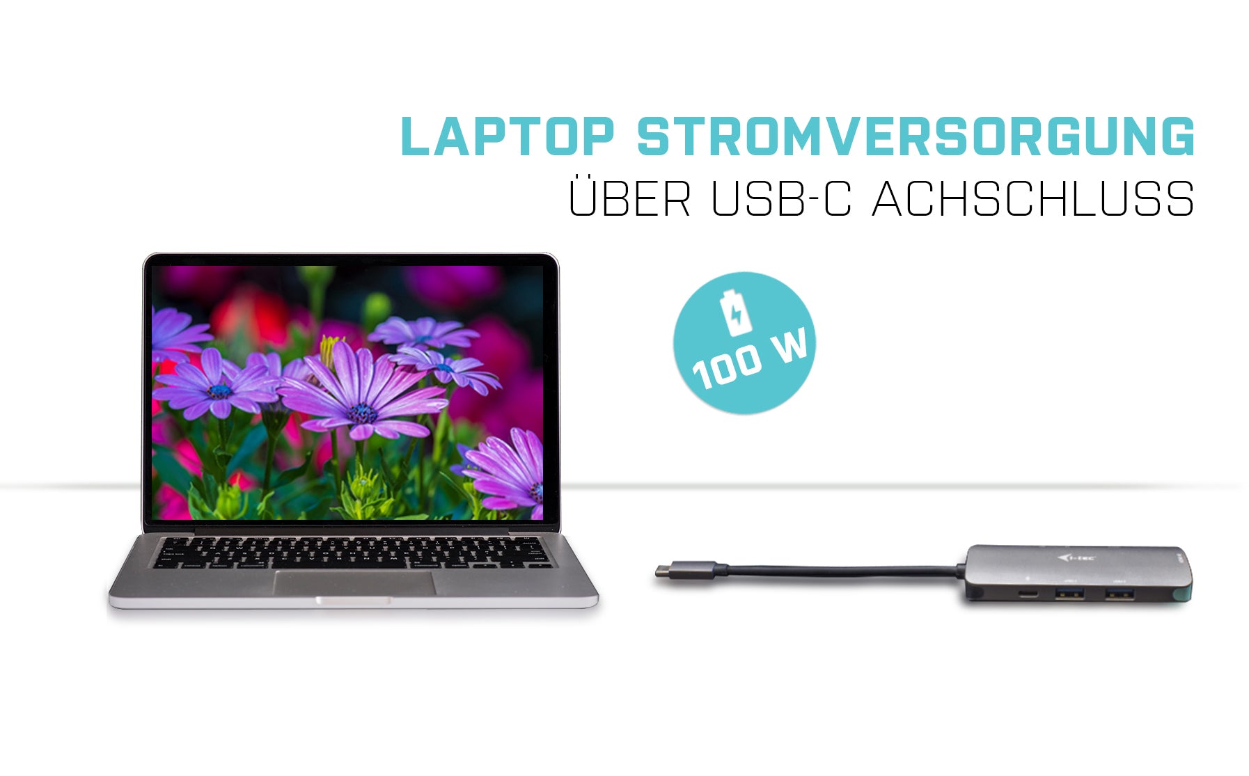 i-tec Metal Nano Dockingstation – USB-C, 1× HDMI, 3× USB-A, 100 W PD, SD/microSD, für Windows/Mac/Linux