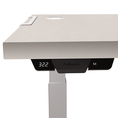 Fellowes Levado – Tischplatte – 80 × 140 × 2,5 cm – grau