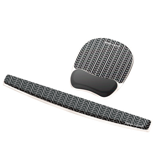 Fellowes Tastatur-Handgelenkauflage – Photo – für Tastatur – 556×143 mm – Schwarz