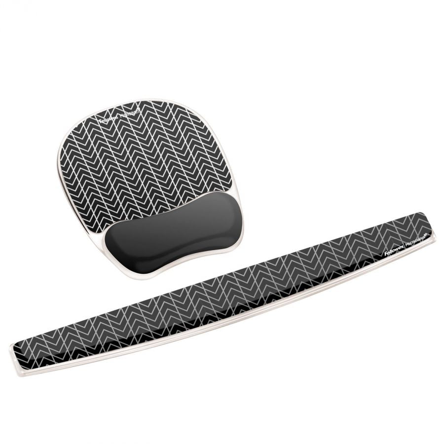 Fellowes Mausmatte mit Handgelenkauflage – Photo – 202×230×15 mm – Weiss