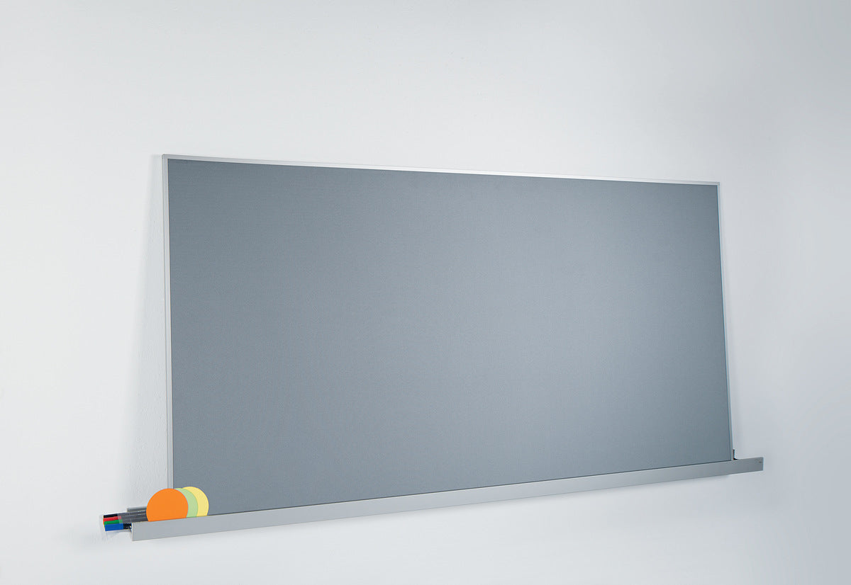 Sigel Pinnwand – Filz, Alurahmen – 90 × 180 cm, Grau, Meet up