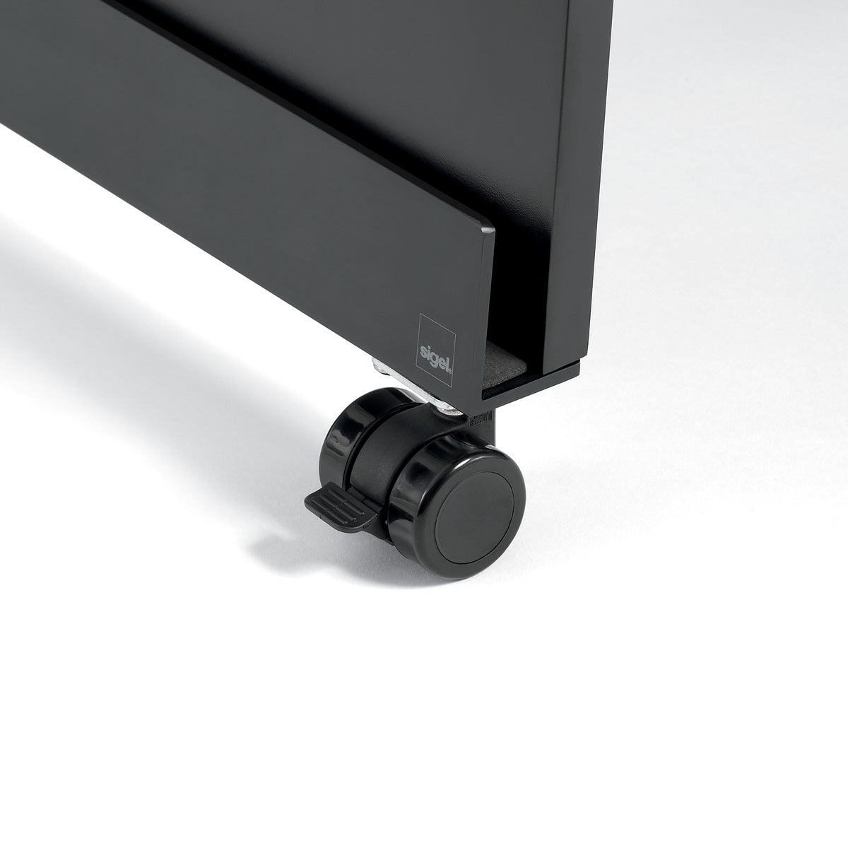 Sigel Stand Meet up – für Sigel Meet up, mit Rollen, schwarz, MDF, 523×550×464 mm
