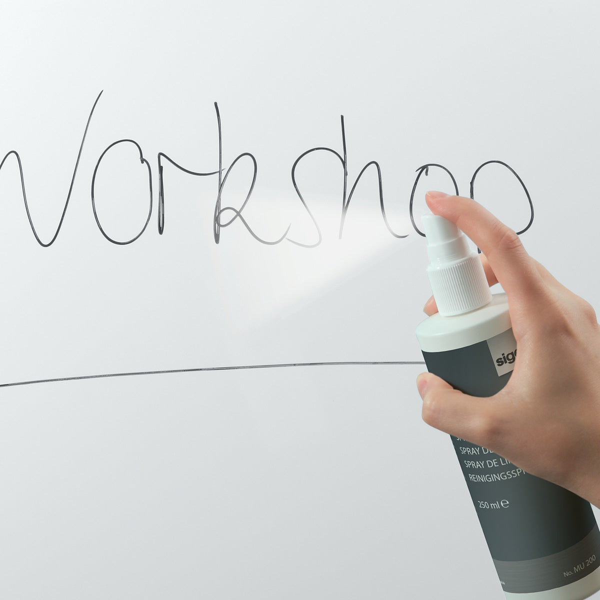 Sigel Starter-Kit, inkl. 4 Marker, 4 Holzmagnete, Wischer – für Glas-Magnettafeln und Whiteboards