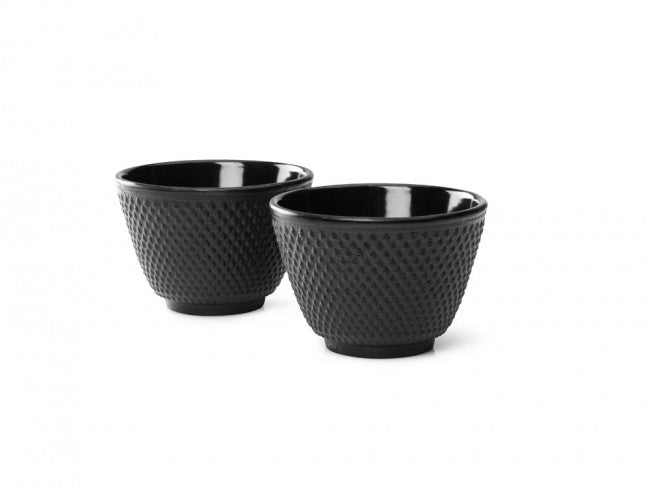 Bredemeijer Teetasse Jang – 2er Set, 200 ml, Gusseisen, Schwarz
