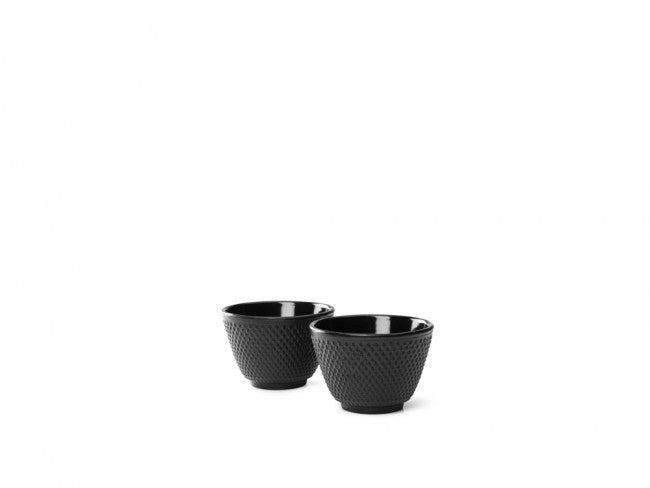 Bredemeijer Teetasse Jang – 2er Set, 200 ml, Gusseisen, Schwarz