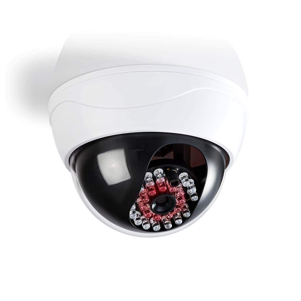 Nedis Dummy-Überwachungskamera Dome – Batteriebetrieben – IP44