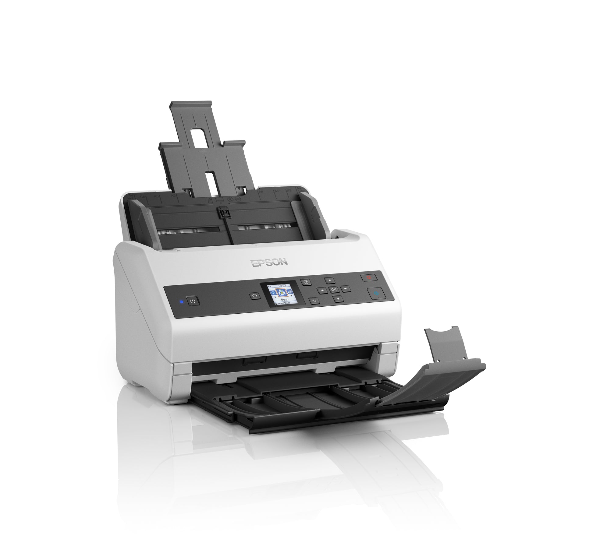 Epson WorkForce DS-870 – Dokumentenscanner, A4, Duplex, 65 ppm, 600 dpi, ADF 100 Blatt, USB