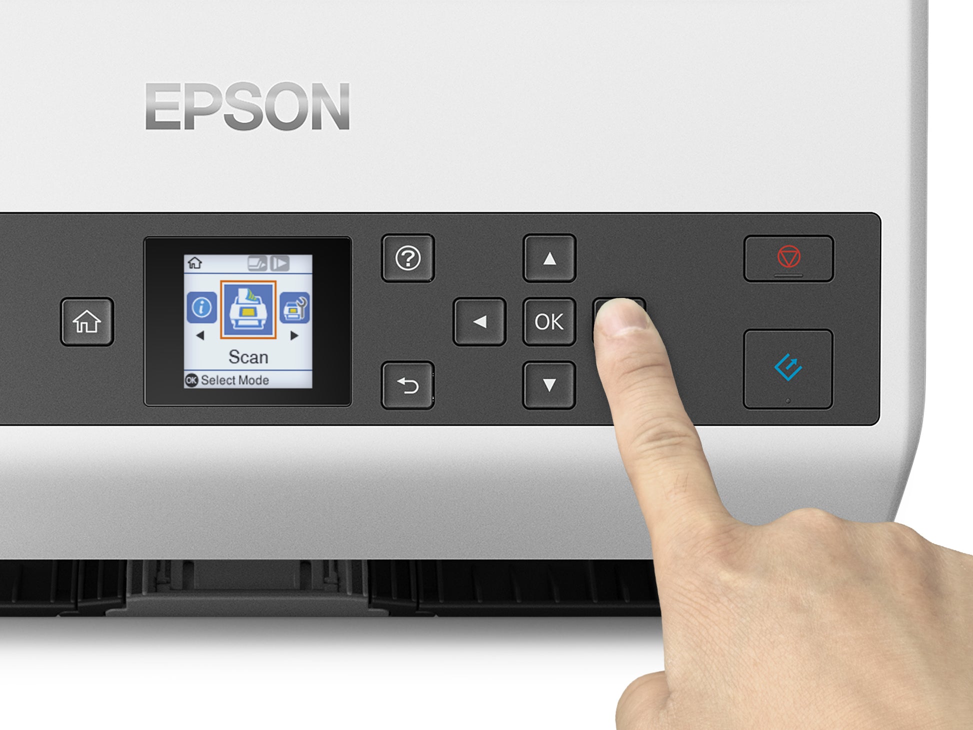 Epson WorkForce DS-870 – Dokumentenscanner, A4, Duplex, 65 ppm, 600 dpi, ADF 100 Blatt, USB