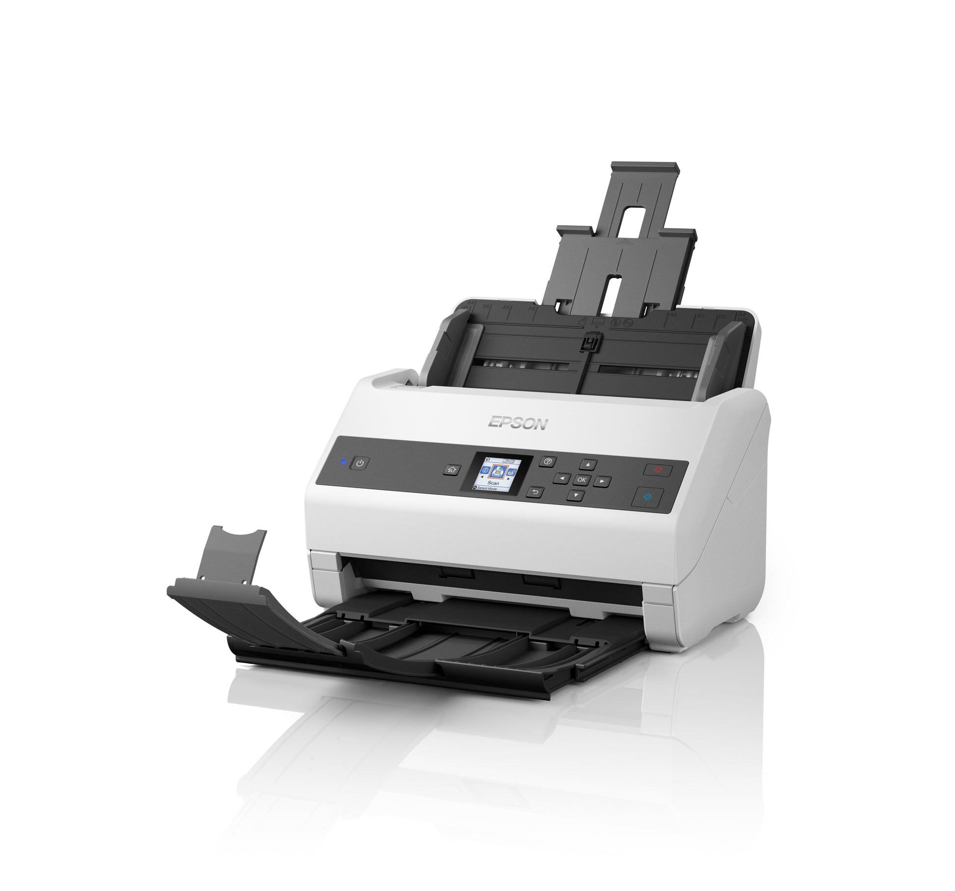 Epson WorkForce DS-870 – Dokumentenscanner, A4, Duplex, 65 ppm, 600 dpi, ADF 100 Blatt, USB