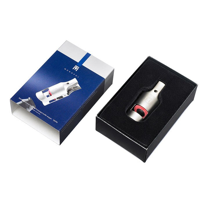 Westmark Flaschenverschluss Tappa – Ø 4,4 × 4,4 cm, Edelstahl, Kunststoff (ABS), edelmattiert, luftdicht, spülmaschinenfest