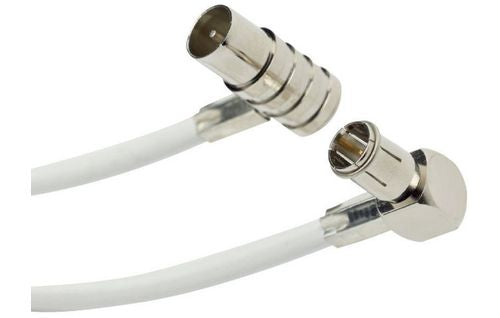 Axing Koax-Antennenkabel (IEC) – 6 m – Weiss
