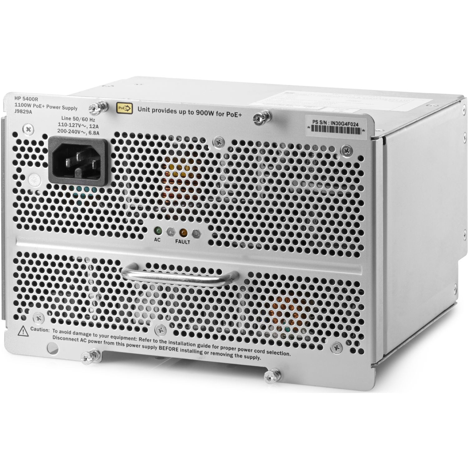 HPE Aruba Networking Netzteil 1100 W – für Aruba 5400R zl2