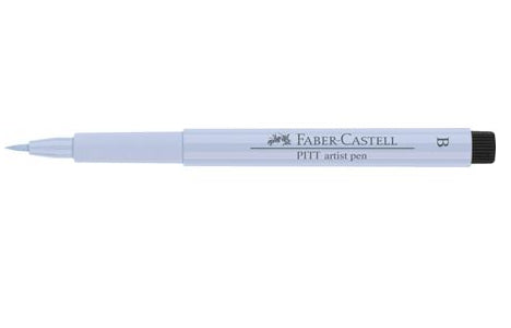 Faber-Castell Pitt Artist Pen Brush Permanentmarker – Bürstenspitze 2,5 mm – Hellindigo