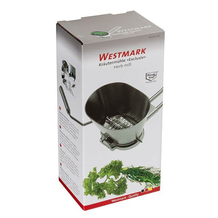 Westmark Salz-/Pfeffermühle Ø 18,5 × 5,6 cm, Edelstahl, Silber