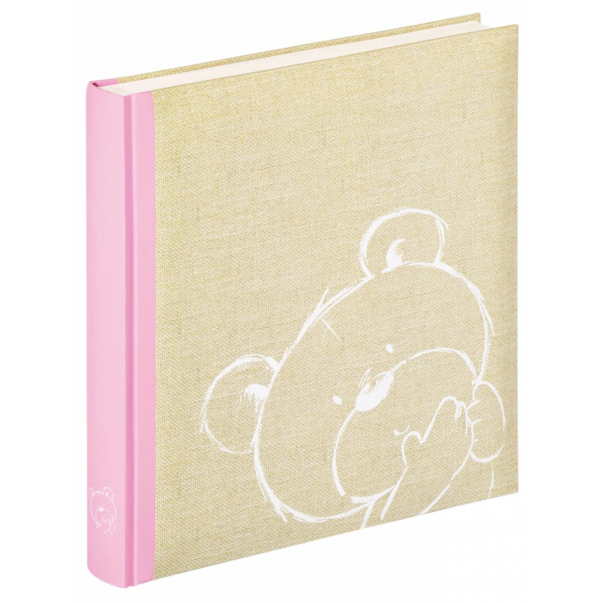 Walther Design Walther Fotoalbum Dreamtime – für 280 × 305 mm, rosa, illustrierter Vorspann, Karton