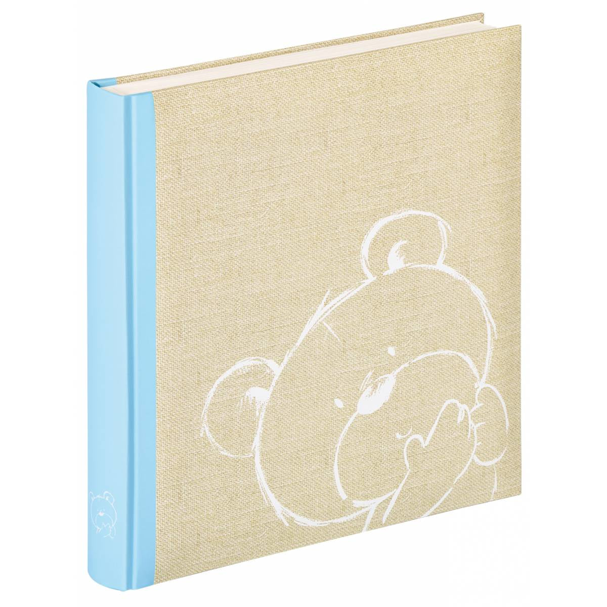 Walther Design Walther Fotoalbum Dreamtime – für 280 × 305 mm, blau, illustrierter Vorspann, Karton