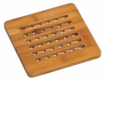 Kesper Topfuntersetzer 19 × 19 × 1,5 cm, Bambus, braun