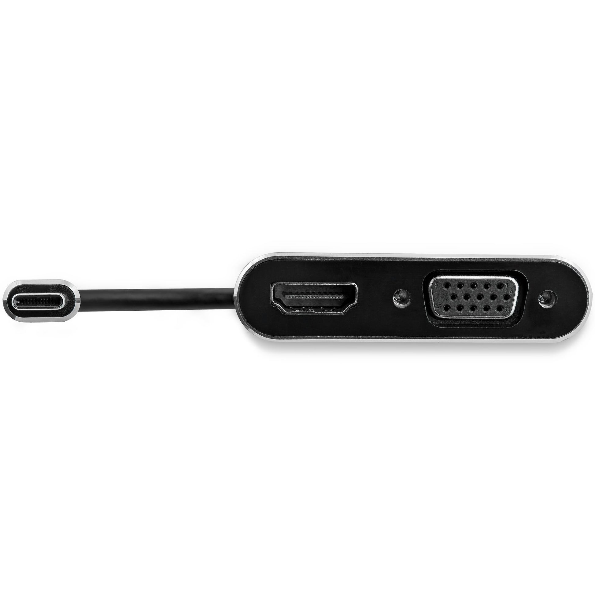 StarTech.com USB-C auf HDMI und VGA Adapter HDMI 2.0 4K 30 Hz – 0,167 m