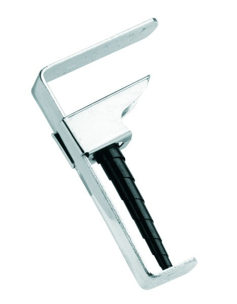 GEFU Tischtuchklammern FERMO – schwarz/silber – 1,6 × 4,4 × 7,9 cm – Kunststoff
