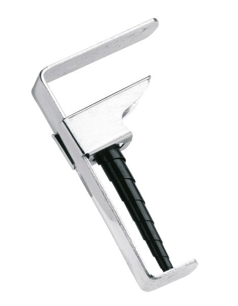 GEFU Tischtuchklammern FERMO – schwarz/silber – 1,6 × 4,4 × 7,9 cm – Kunststoff