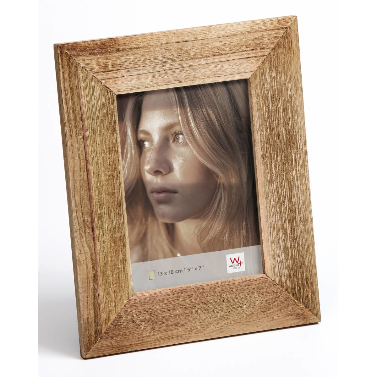 Walther Design Bilderrahmen Limmerick, Holz, Braun, 21,5 × 26,5 cm – eco:plus