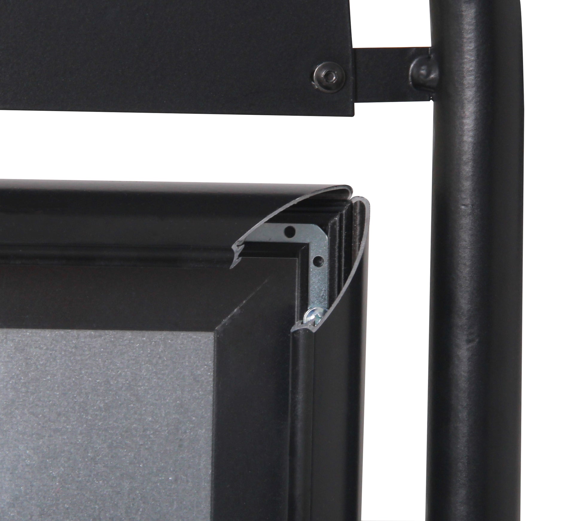 Europel Plakatständer CITY SIGN – schwarz, Metall, 1700×870×870 mm
