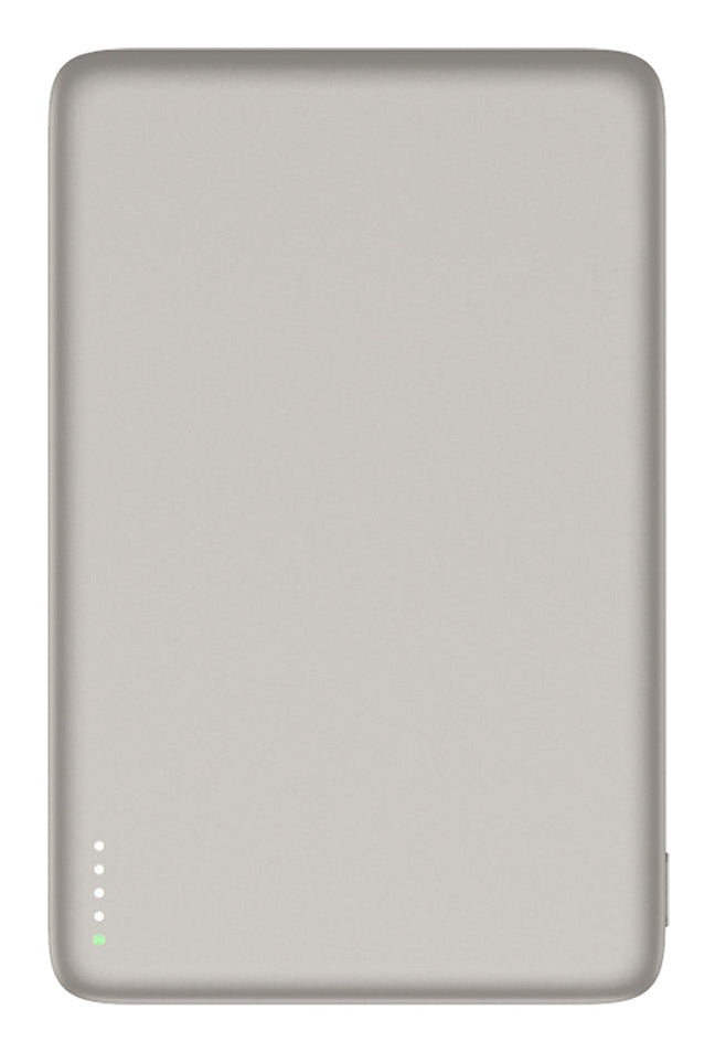 Valenta MagSafe Powerbank 5'000 mAh – 5 W PD, 15 W MagSafe, 1× USB-C, silber