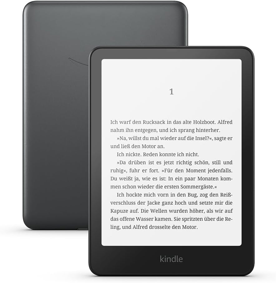 Amazon Kindle Paperwhite 2024 – 7" E-Ink, 32 GB, IPX8, Schwarz