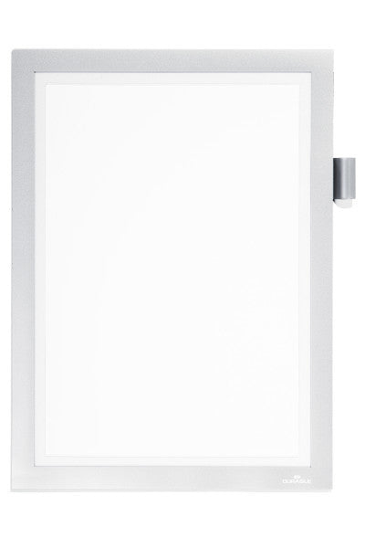 Durable Magnetrahmen – A4 – Silber Metallic – 1er-Pack