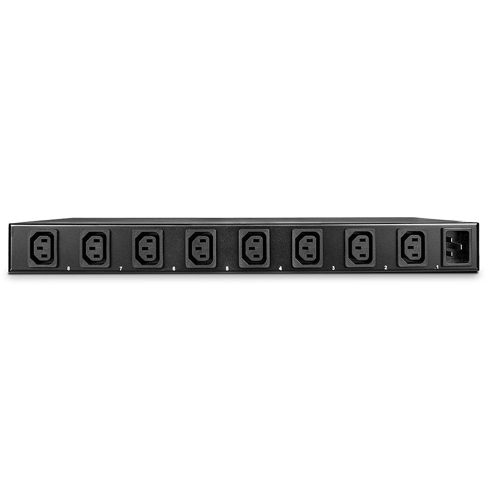 Lindy IPower Switch Pro 8 – Steckdosenleiste, 8× IEC C14, mit Schalter, mit Anzeigelicht, Stahl