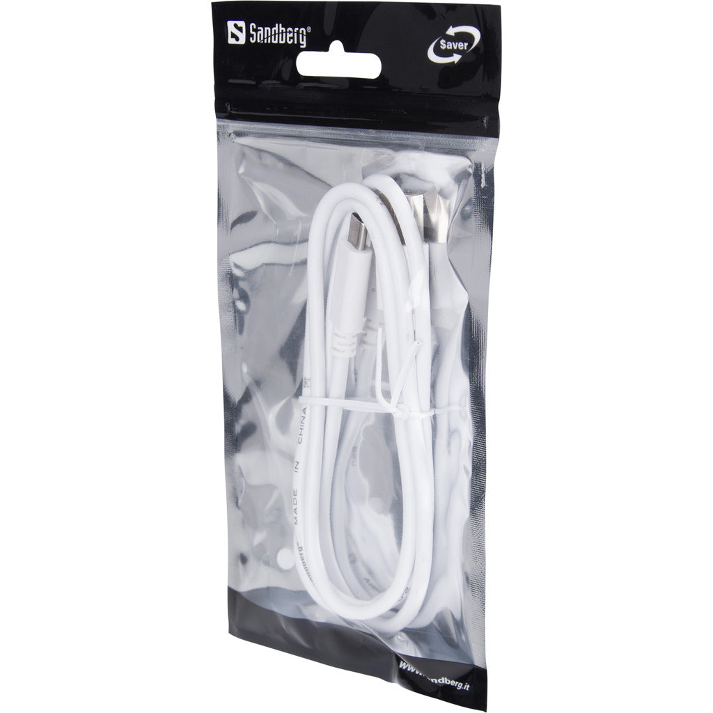Sandberg USB-Kabel, USB-C zu USB-A, 1 m, USB 3