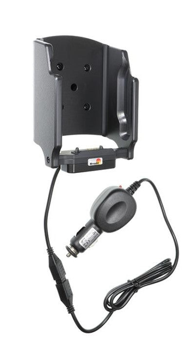 Brodit Auto-Halterung, Zigarettenanzünder, neigbar – für Zebra TC51, TC56, TC57 – Schwarz