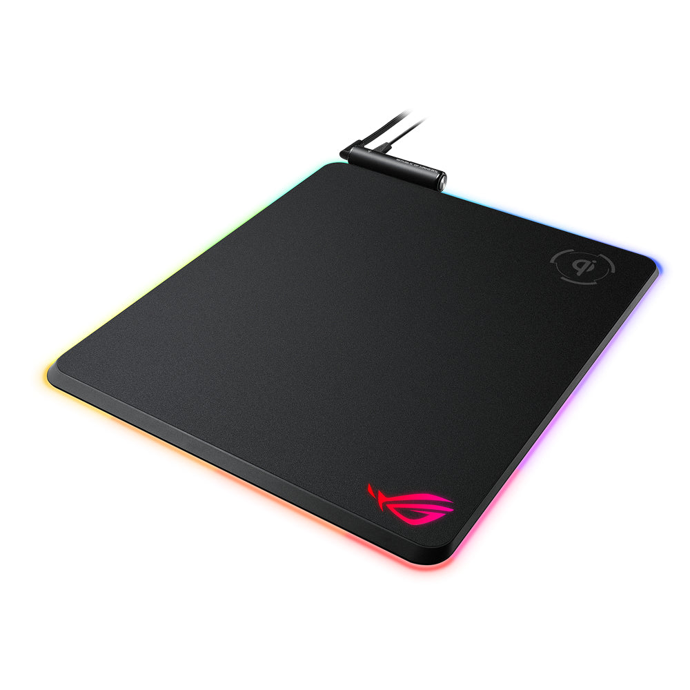 ASUS ROG Balteus Gaming-Mauspad – 320×370×7,9 mm, RGB-Beleuchtung, Anti-Rutsch, 1× USB 2.0 – Schwarz