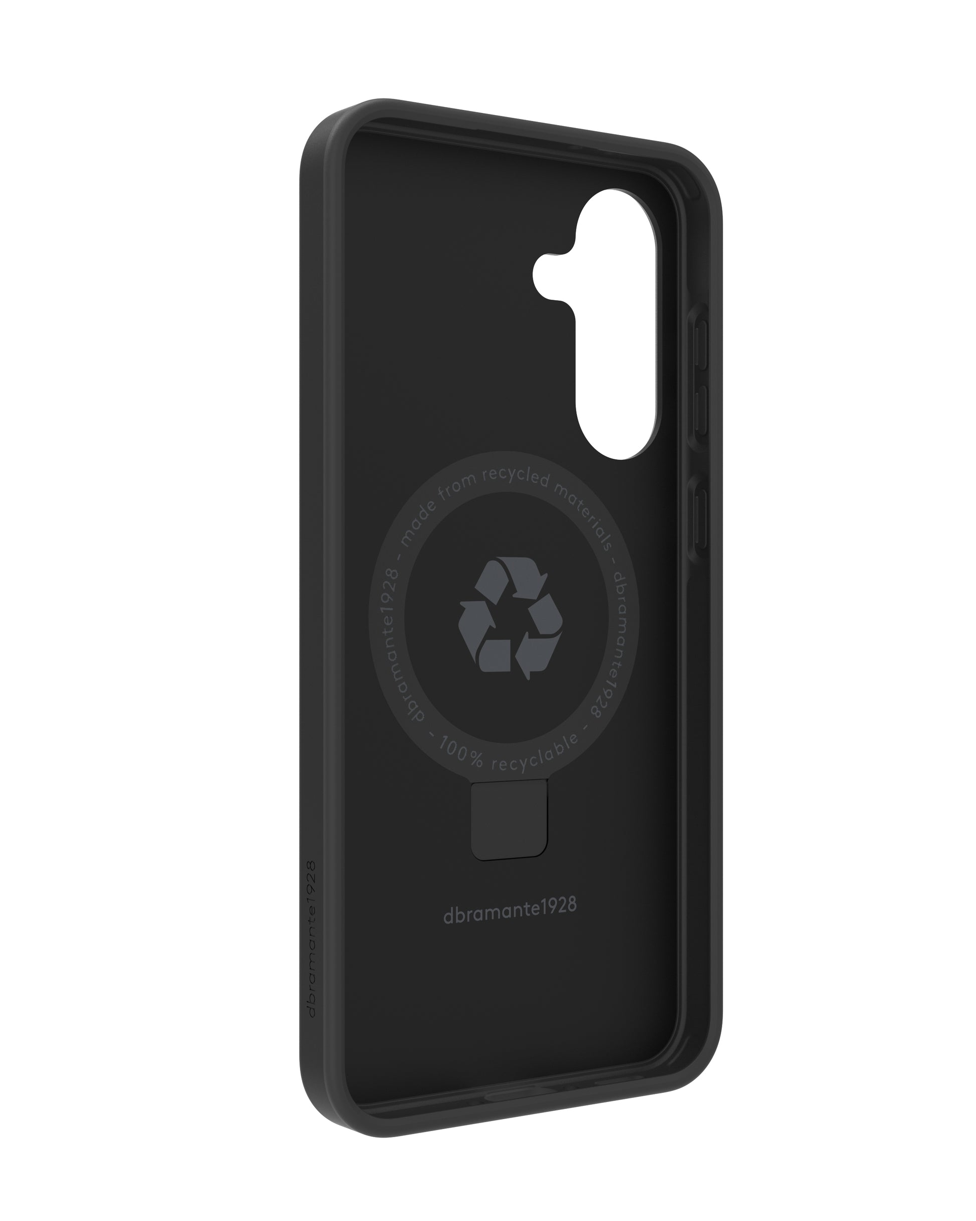 dbramante1928 Iceland Pro Kick Backcover – für Samsung Galaxy A56 5G – mit Ständer, Kunststoff, Schwarz