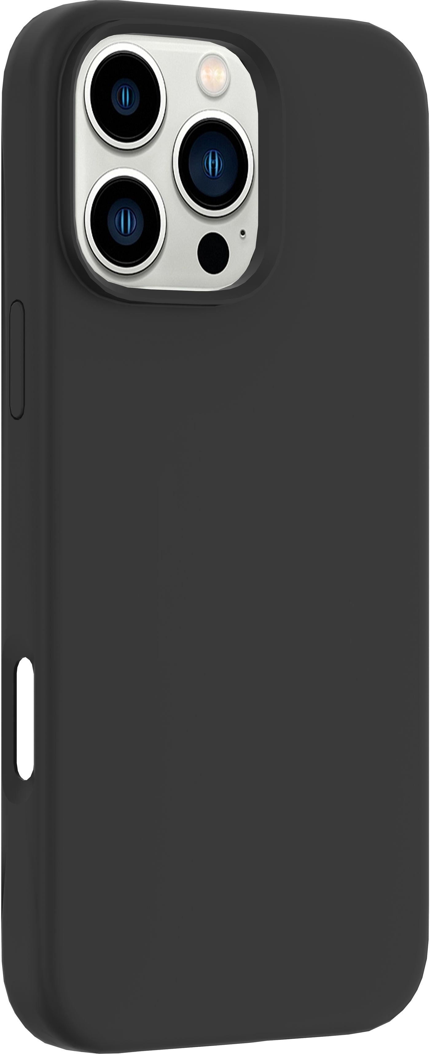 eSTUFF INFINITE RIGA (GRS) Backcover – für Apple iPhone 16 Pro Max, PC+Silikon, Schwarz