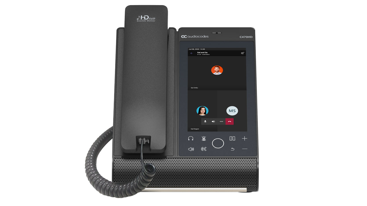 AudioCodes Total Touch – WLAN-Telefon (Handgerät), für Microsoft Teams