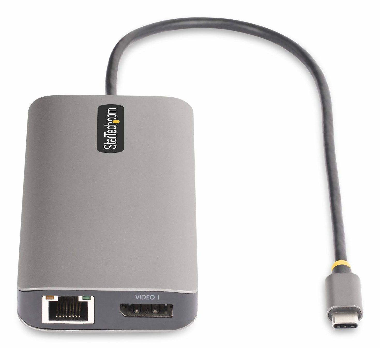 StarTech.com Multiport-Adapter – USB-C, 2× DP, 1× HDMI, 3× USB-A, 100 W PD, GbE, für Windows/ChromeOS