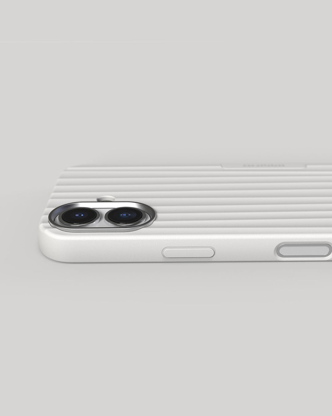 Nudient – Backcover – für Apple iPhone 17 – weiss – MagSafe-kompatibel