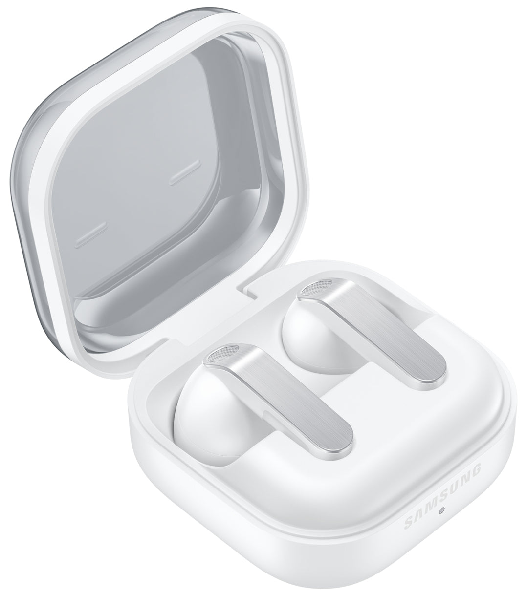 Samsung Galaxy Buds4 TWS In-Ear – Stereo, ANC, mit Qi-Ladecase, Weiss, BT 6.1