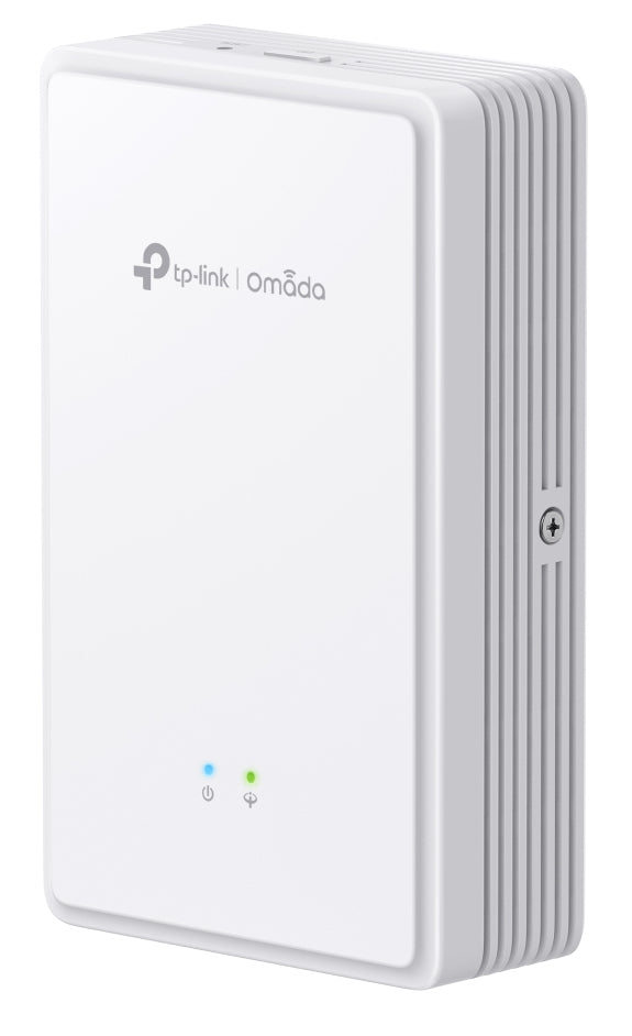 TP-Link EAP625GP-Wall Access Point – Wi-Fi 6 AX1800, Dual-Band, 2× 1G, 1× GPON, PoE-Out (802.3af)